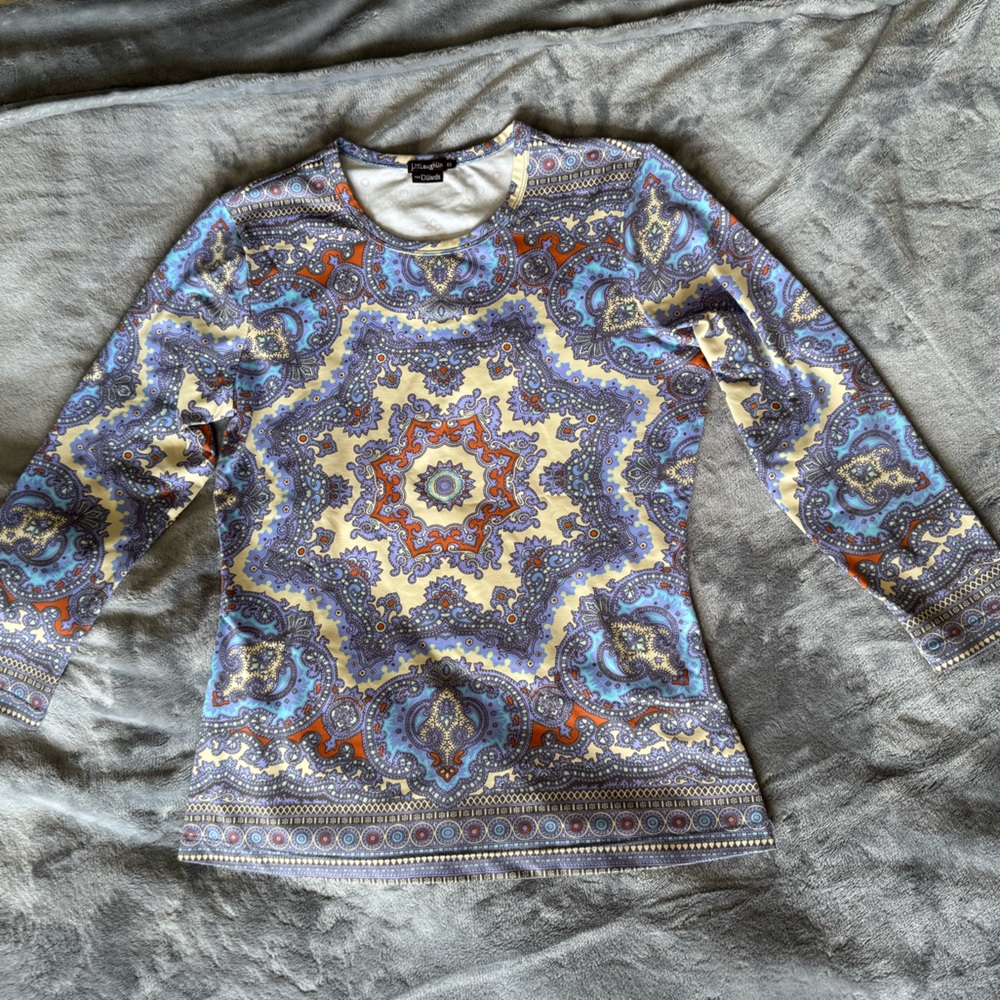 J. Mclaughlin Multicolor Patterned Top - image 1